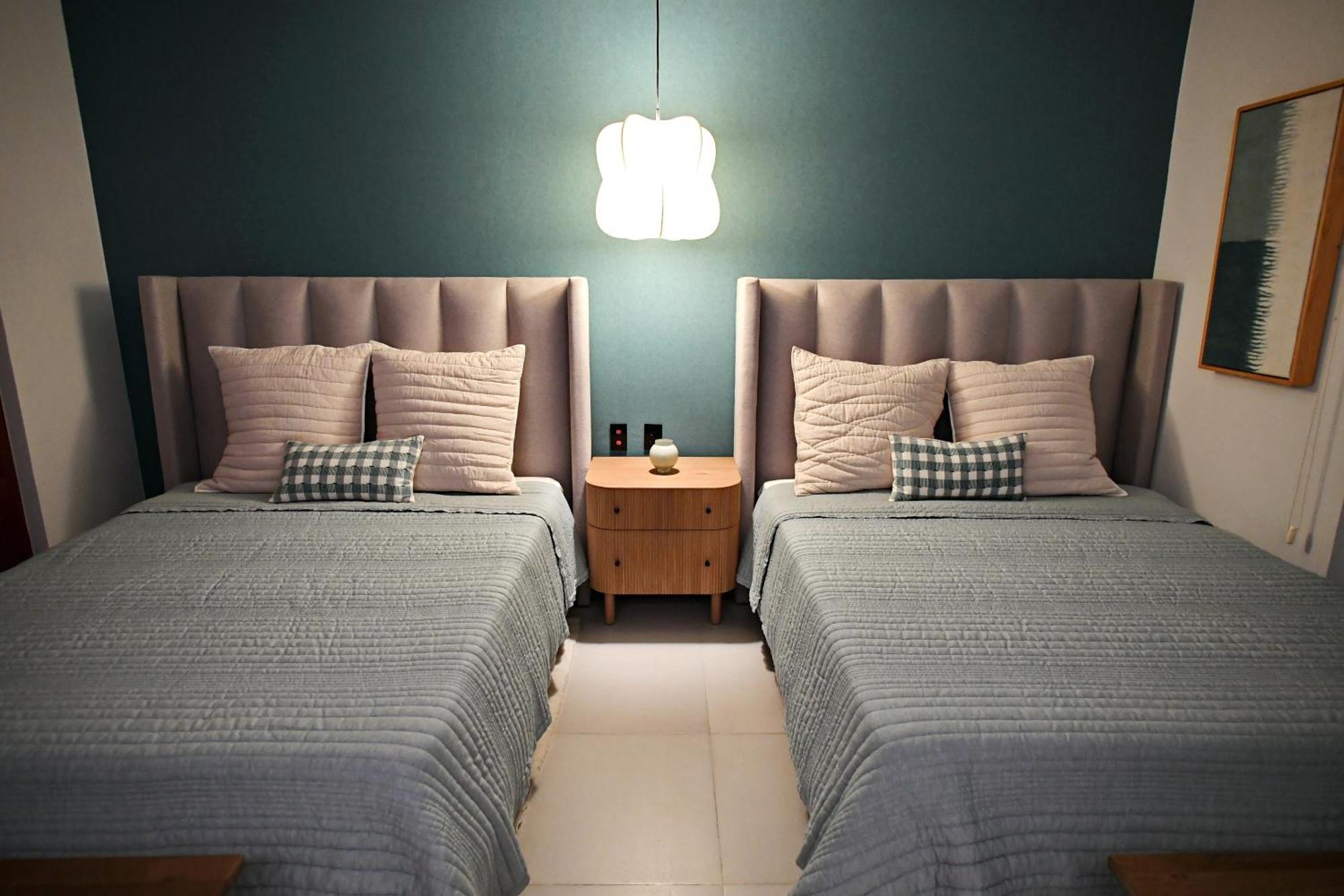 Beachfront Apartment Blue Vista 칸쿤 외부 사진