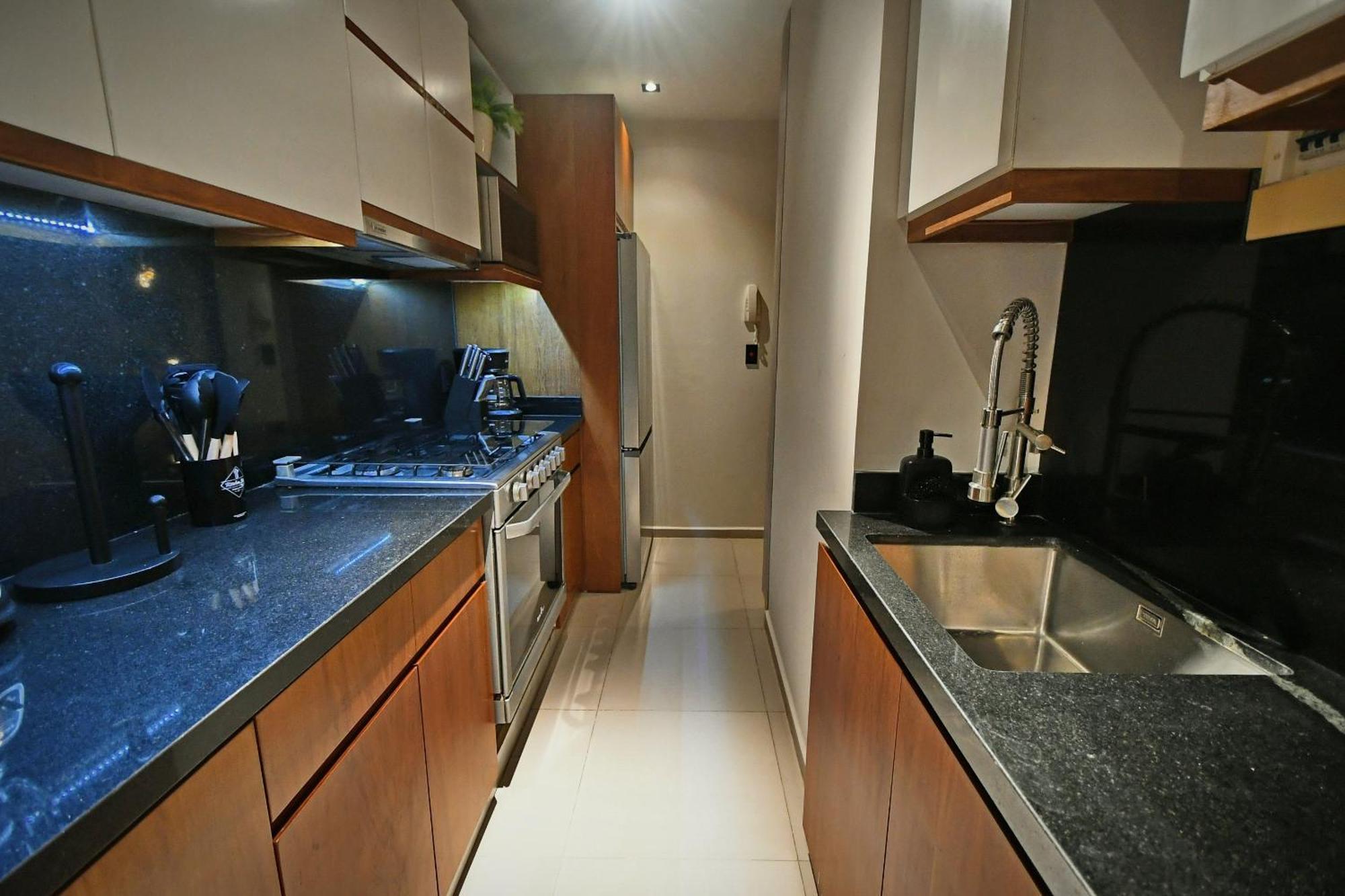 Beachfront Apartment Blue Vista 칸쿤 외부 사진